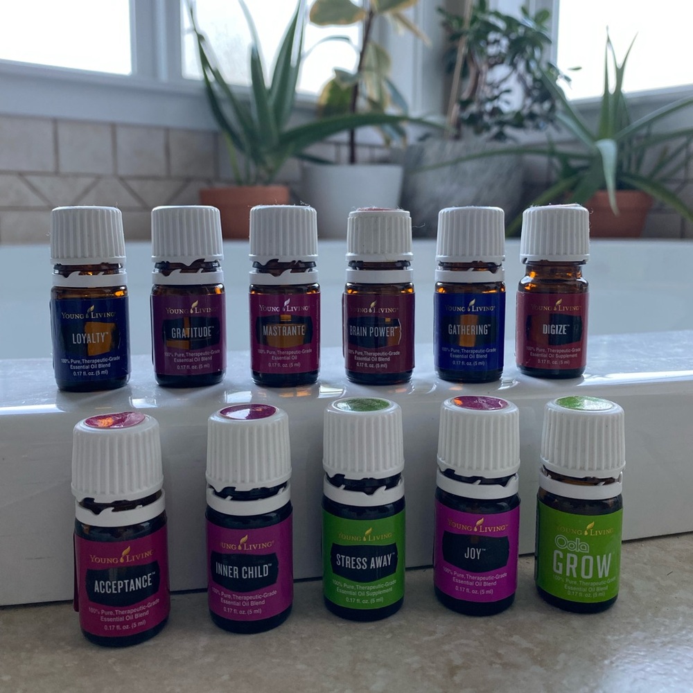 Lot of Young Living Oil Blends (11)